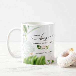 Mug Le patron que tout le monde souhaite avoir Monog