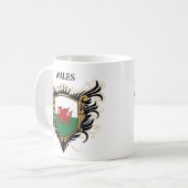 Mug Le Pays de Galles [personnalisez] (Devant gauche)