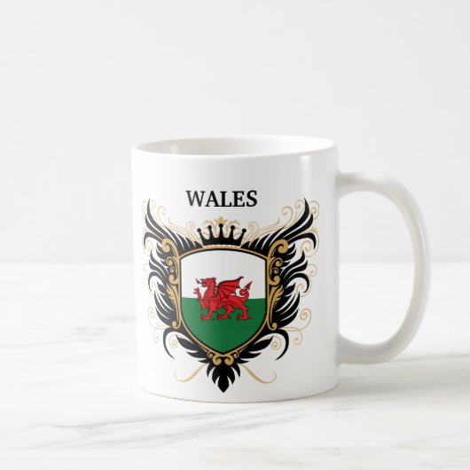 Mug Le Pays de Galles [personnalisez] (Droite)