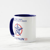 Mug Le pays de McCain/Palin tiennent le premier rôle (Devant gauche)