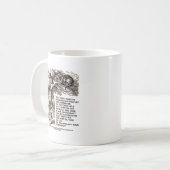 Mug Le pays des merveilles Alice vont parmi la (Devant gauche)