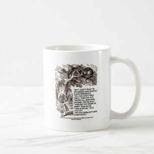 Mug Le pays des merveilles Alice vont parmi la