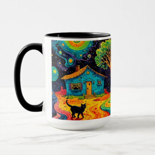Mug "Le paysage cosmique : nuit mystique" (Gauche)