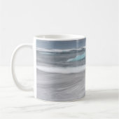 Mug Le paysage de la mer bruyante avec la glace, l'île (Gauche)