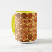 Mug Le penny/penny de Lincoln cuivrent la pièce de (Devant gauche)