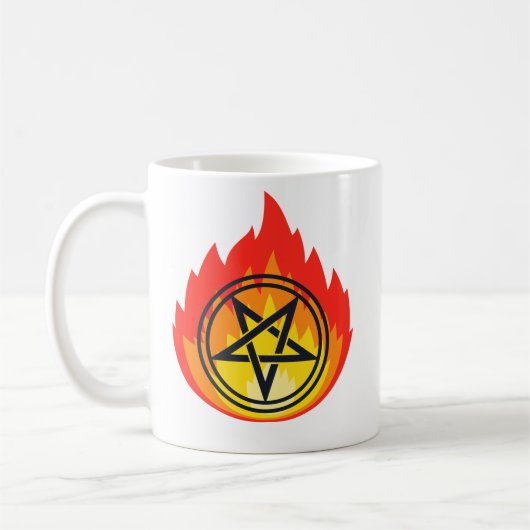 Mug Le pentagrame ardant (Gauche)