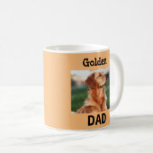 Mug Le père d'or du père Golden Retriever (Devant droit)