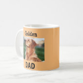 Mug Le père d'or du père Golden Retriever (Devant gauche)