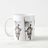 Mug Le Père Noël Aime Jouer Au Poker (Gauche)