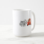 Mug Le Père Noël arrive en ville (Devant droit)