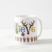 Mug Le Père Noël croit Noël (Devant droit)