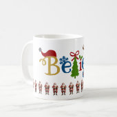 Mug Le Père Noël croit Noël (Devant gauche)