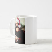Mug Le Père Noël de Mona Lisa (Devant gauche)