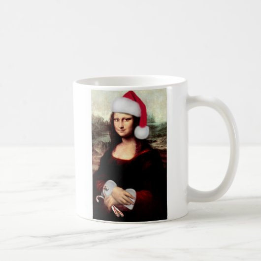 Mug Le Père Noël de Mona Lisa (Droite)