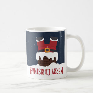 Mug Le Père Noël est coincé dans la cheminée