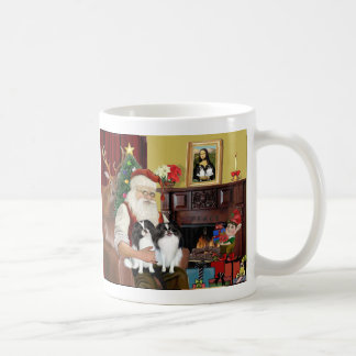 Mug Le Père Noël et ses 2 Chin Japonais