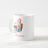 Mug Le Père Noël fait une petite sieste (Devant gauche)