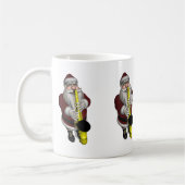 Mug Le Père Noël joue du saxophone (Gauche)