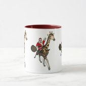 Mug Le Père Noël Monte Une Girafe (Centre)