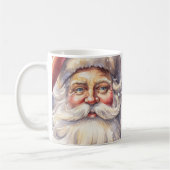 Mug Le Père Noël rétro dans un Noël Casquette rouge (Gauche)