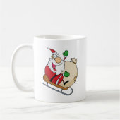 Mug Le Père Noël sur Sleigh (Gauche)