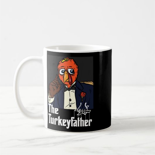 Mug Le père turc Thanksgiving Day Fun Meme Fall A (Gauche)