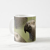 Mug Le perroquet gris africain du Congo (Devant gauche)