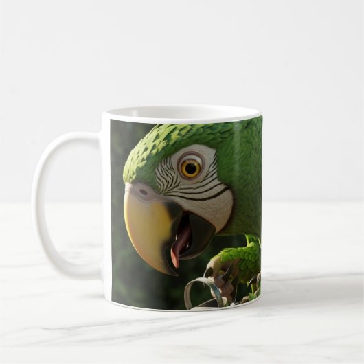 Mug Le perroquet ressemble à une macaw (Gauche)