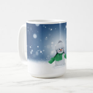 Mug Le personnage de bonhomme de neige de Noël adorabl