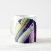 Mug Le *~* personnalisent le nom - agate de lapidaire (Devant gauche)