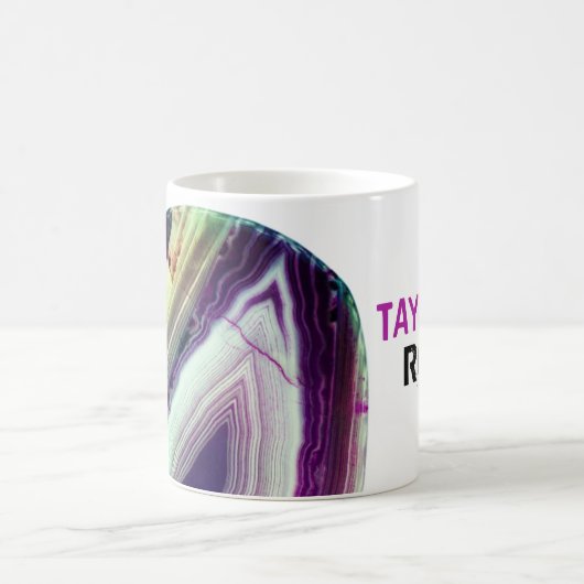 Mug Le *~* personnalisent le nom - agate de lapidaire (Centre)