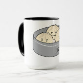 Mug Le petit déjeuner chinois de dim sum de petit pain (Devant gauche)