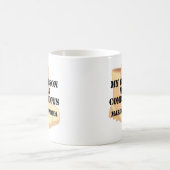 Mug Le petit-fils marin de grand-maman utilise le bloc (Centre)