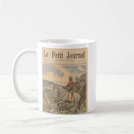 Mug Le Petit Journal de l'empereur éthiopien Menelik I (Gauche)