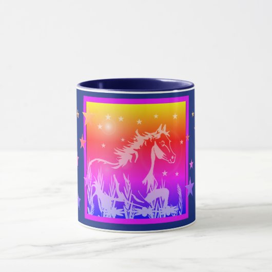 Mug Le petit poney doux, rose (Centre)