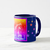Mug Le petit poney doux, rose (Devant droit)