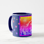 Mug Le petit poney doux, rose (Devant gauche)
