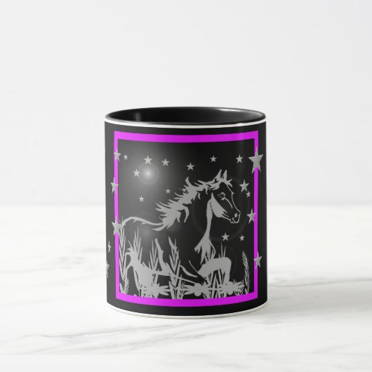 Mug Le petit poney doux, rose (Centre)
