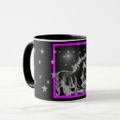 Mug Le petit poney doux, rose (Devant gauche)