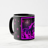 Mug Le petit poney doux, rose (Devant gauche)