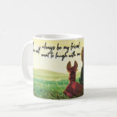 Mug Le Petit Prince | Serás mi amigo | El principito (Devant gauche)
