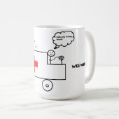 Mug Le peu courtise l'ambulance (Devant droit)