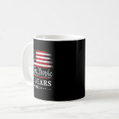 Mug Le Peuple 250 Ans 1776 2026 Drapeau Américain (Devant gauche)