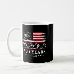 Mug Le Peuple 250 Ans 1776 2026 Drapeau Américain