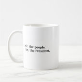 Mug Le Peuple Soutient Kamala Harris Pour Le Président (Gauche)