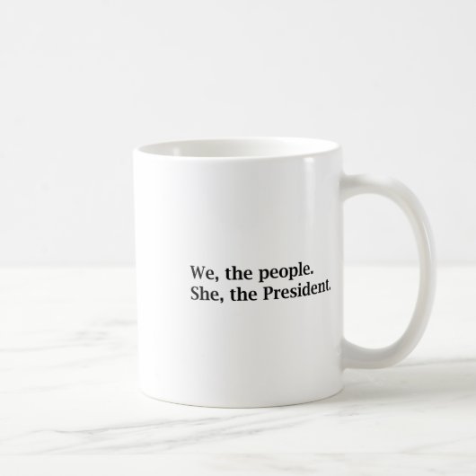 Mug Le Peuple Soutient Kamala Harris Pour Le Président (Droite)