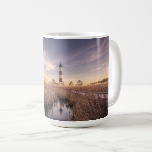 Mug Le phare d'île de Bodie au coucher du soleil (Devant droit)