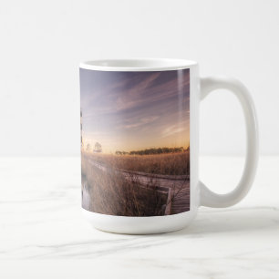 Mug Le phare d'île de Bodie au coucher du soleil