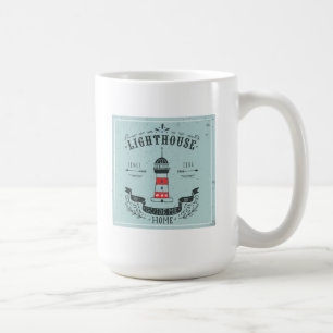 Mug Le phare me guident l'affiche à la maison