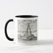 Mug Le Pharos de l'Alexandrie, plaquent 9 de 'Entwurf (Gauche)
